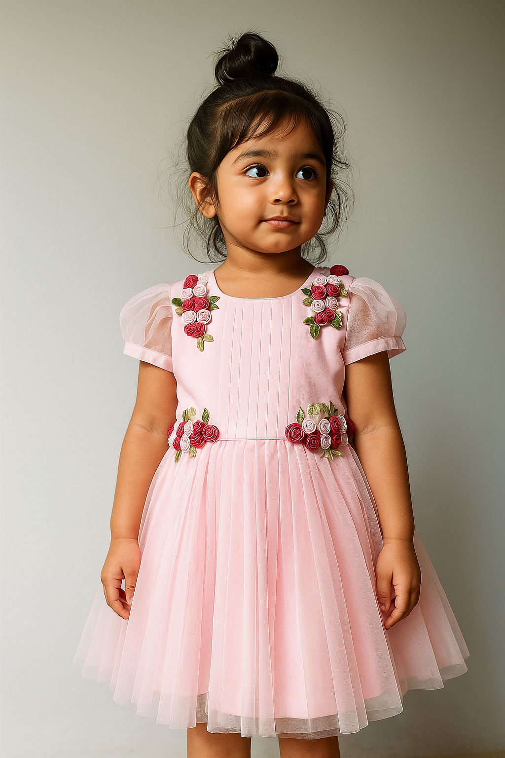 pink party frock