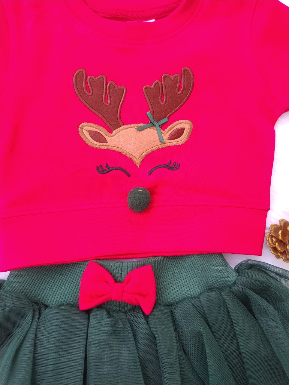 Green Skirt and Top