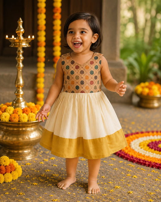 Traditional kasav frock
