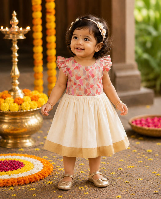 Traditional kasav frock