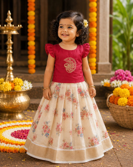 Ranipink Pattupavada