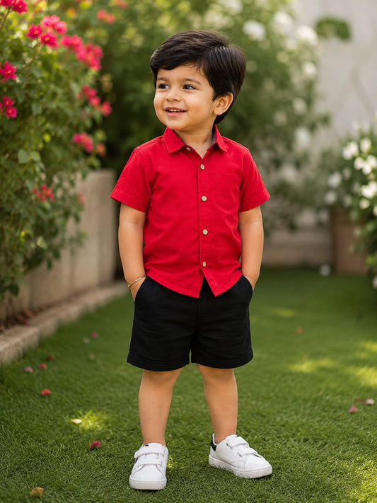 Short sleeve Red shirt