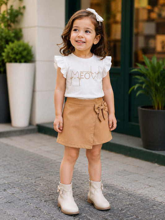 Skort skirt and top