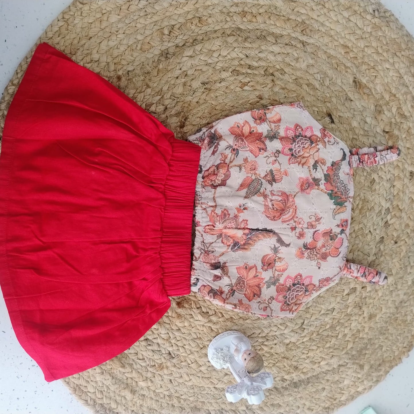 Hakoba printed Top and  Skirt